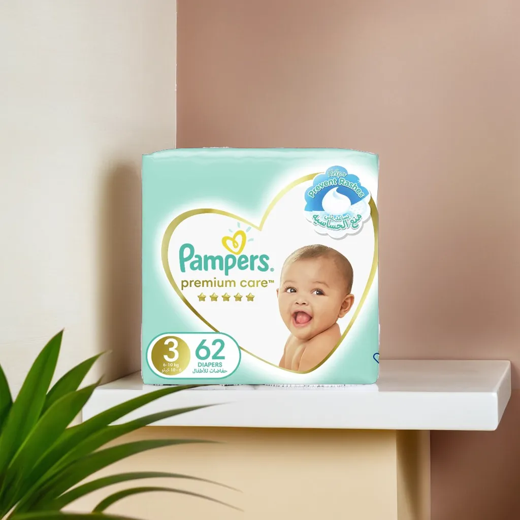 Pampers Premium Care Size 3 Mega Pack 62's
